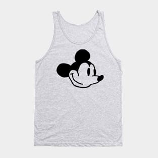 Steamboat Willie Portrait Cute Smiling Mouse Tank Top